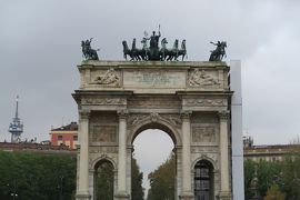 雨のミラノは美術館に行こう！　巨大な平和の門と広すぎるセンピオーネ公園
