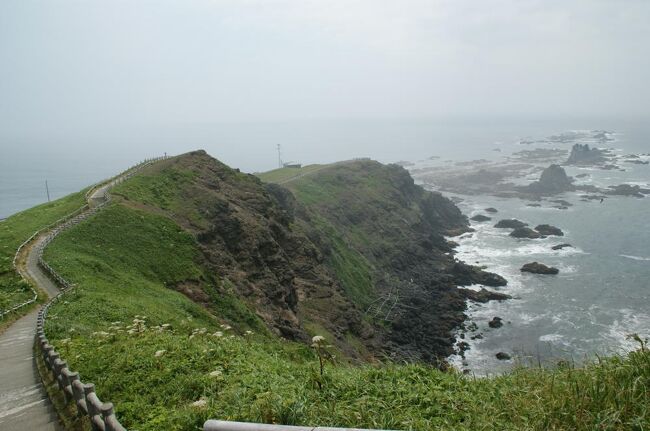 2007年、2008年と連続で北海道へ行ったが、今年はどうするか迷った。でも満開のラベンダー・・見てない。襟裳岬・・行ってない。生キャラメル・・食ったこと無い。じゃーやっぱり行くかと、いう軽いのりで4度目の北海道行きが決定。<br /><br />北海道を廻る方法だが、前回のバスツアーも悪くなかったが、撮影ポイントが近づいてもバスは停まってくれるはずも無く、停まるのはホテル、土産物屋、トイレ位で、およそ写真撮影には向かない乗り物であり、やはり撮影には自分で運転する車が一番。<br /><br />飛行機で目的地の近くの空港へ降り、レンタカーを借りる方法も、もちろんありだが、ガソリン価格が2年前より下がっている。そして民主党政権の目玉政策で休日の高速が1000円乗り放題ときた。そして、まだ長距離を走れる体力も残っている! ということで再度BL5で走ることに決定した。<br /><br />旅行日程は家庭の事情もあり5日間のみ。往復走るのはさすがにしんどいので行きはフェリー、帰りは高速、目的地は襟裳岬、十勝地方、富良野・美瑛地方、函館と設定した。<br /><br />表紙の写真は襟裳岬。日高山脈が太平洋に落ち込んでいる場所。