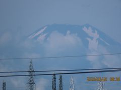 6月20日久しぶりに見られた富士山