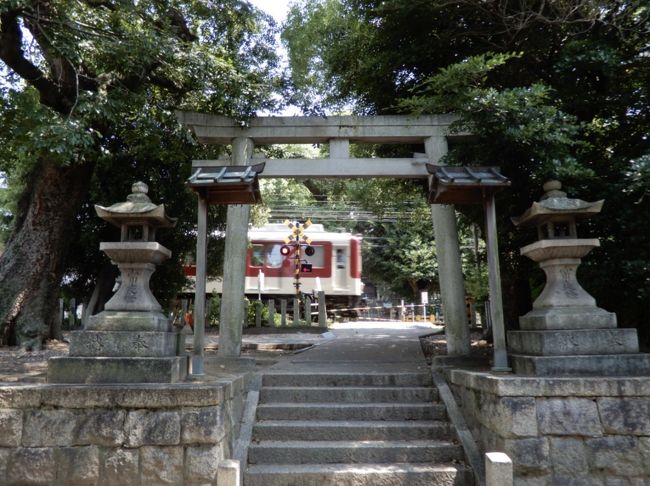 境内の中を電車が走る神社 花手水のある神社 なんて読むかわからない神社 三社巡り 富田林 羽曳野 大阪 の旅行記 ブログ By 豚のしっぽさん フォートラベル