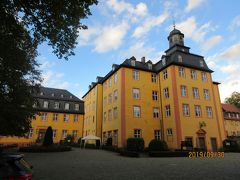 2019年ドイツのメルヘン街道と木組み建築街道の旅：27最後の古城ホテル　ゲーデルン城は町の経営、初めての宿泊である。