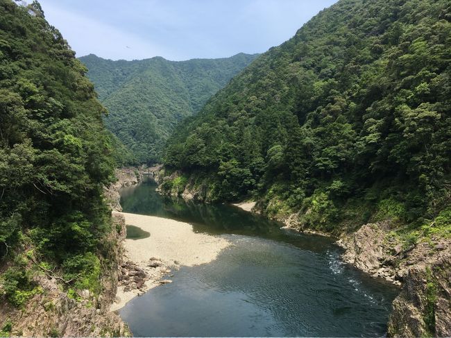 2020年6月、久々の遠出で十津川温泉に行ってみた②（野猿で遊んで熊野の世界遺産や瀞峡へ）