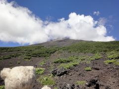 目指せ、国内3000m級22峰踏破！＜1-2＞富士山登頂　須走口五合目～六合目　六合目付近から頂上方向を見上げる！