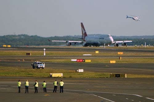 カンタス航空ボーイング747 モハベ砂漠行き最終フライト