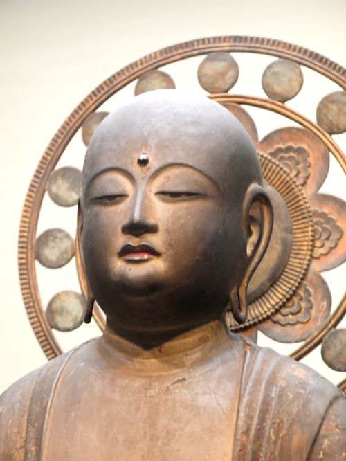 中国古美術/彩色牙聖観音菩薩立像/ (白鳳天平期 古様式 金銅製 中国古美術/彩色牙聖観音菩薩立像/ (白鳳天平期 古様式 金銅製