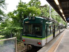 琵琶湖沿岸を走る京阪電車坂本石山線