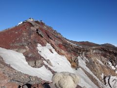 目指せ、国内3000m級22峰踏破！＜1-9＞富士山登頂　お鉢巡り   “富士山特別地域気象観測所”～富士宮口への下山路　さよなら富士山頂！