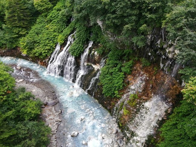 ’２０　夏の北海道旅行１２　美瑛 白ひげの滝～温泉ゲストハウス美瑛白金の湯宿泊