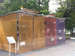 コロナ自粛中、渋谷の透明公衆トイレ見学