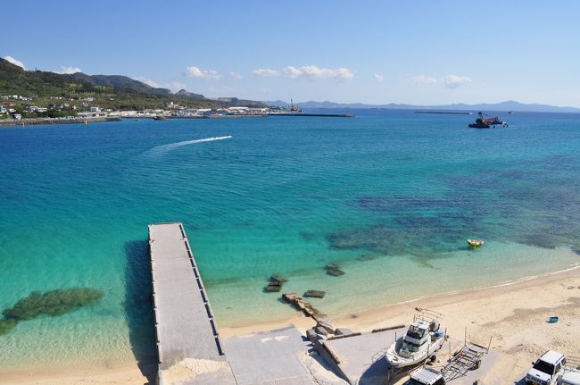 盆休みの海外旅行疲れをとるための、毎年恒例の秋の沖縄旅。今回は、本島北部へ行きました。特に何をするでもなく、ダラダラしてます。<br /><br />1日目 関空 ⇒ 那覇 ⇒ 古宇利島 ⇒ オクマ宿泊<br /><br />2日目 オクマでお籠もり<br /><br />◎今回 3日目 オクマ ⇒ 辺戸岬 ⇒ 今帰仁 ⇒ 瀬底島 ⇒ 那覇
