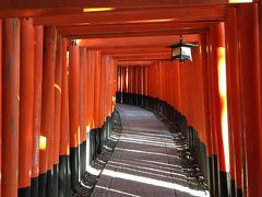 JRの「そうだ！京都に行こう！」のCMでも使われた、赤い鳥居が続く道、伏見稲荷に行って見た！