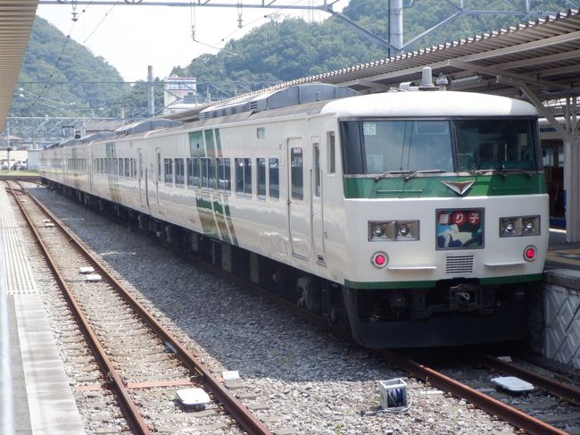 東京駅から乗った特急踊り子３号は熱海で伊豆急下田行と切り離して５両編成と身軽になり、伊豆箱根鉄道駿豆線に直通して修善寺に向かいました。