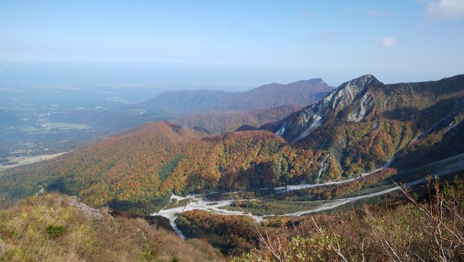 60代後半の両親と大山登山に行きました。登山後は三朝温泉で骨休め。