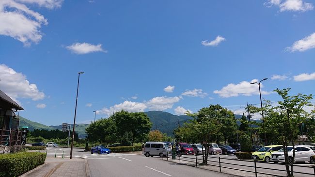 go toトラベルキャンペーンを利用して隣県にある湯布院へとお祝い旅行にいきました。<br />節目の年齢になったので、4月に家族でお祝い旅行に行くはずが、コロナの影響でキャンセル。<br />でも、子供達がお祝いをしようと旅行を計画してくれました。<br />湯布院温泉二本の葦束はチェックイン14:00～、チェックアウト～11:00迄で、朝食も9:00を選ぶ事が出来て良かったです。<br />一日目は宿でゆっくり過ごして二日目は湯の坪街道を散策しました。