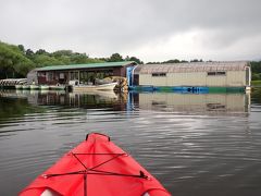 クロスカブ　東北ツーリングでカヤック　小野川湖カヤック