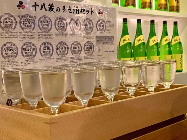 8月21日~23日の2泊3日で、しっかりとコロナと暑さ対策をして<br />GOTOキャンペーン利用で京都へ行って来ました!<br /><br />今回は神社巡りの予定を立てずにグルメと日本酒をメインでのんびりと・・・<br />と思ったのですが・・意外と時間に追われていたような旅になりました(^^;<br /><br />二日目は・・長くなりそうなので前編と後編に分けました(^^;<br />前編は近鉄で京都駅から桃山御陵前へ・・・<br />伏見の酒蔵巡りで行きたかった松本酒造と寺田屋を見て<br />ランチは美味しいお肉を頂きました。<br />そして、ここも目的の1つで伏水酒蔵小路へ・・<br />十八蔵のきき酒セットを堪能し大満足でした♪<br /><br />後編は鴨川の床(いつもお世話になっている豆屋源蔵さん)を<br />予約していたので、少し早めに伏見を後にして京阪線で出町柳へ、<br />必ずお参りする下鴨神社へ行って来ました。<br />でも、なんだか空の様子が怪しくなってきて、嫌な風も吹いてきて・・<br />お店も天気が怪しくなって来たので一旦床は中止との事になりました(>.<)<br />残念でしたが、それでも良い席を案内されてほぼ外にいるような?感じでした。<br />雨も降って来て雷も鳴って来ましたが、1時間ほどで雨も止んで・・<br />遠雷を聞きながらのんびりとお酒と料理を堪能できた夜でした(^^;<br /><br />相変わらずの食べたり飲んだりの旅行記ですが、最後までお付き合い頂きご覧下さい。<br /><br /><br />