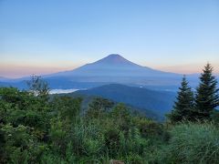 山中湖夏登山の旅②　石割山／大平山への登山で朝焼けの富士山をゲット