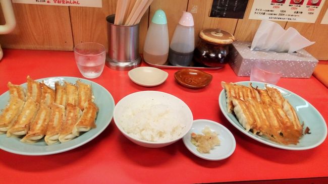 なんだか、餃子が食べたい！とうことで宇都宮に行ってきました。