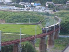 復活再開したクルーズトレイン「ななつ星in九州」を杵築市八坂の柱松会場で見てきました!! (^0^)!!