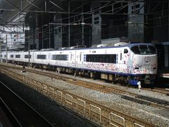 仕事なのに京都駅構内にて列車見学