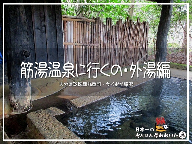 大分県の九重町にある温泉郷。<br />筋湯温泉でのお泊り日記です。<br />今回は外湯編。<br /><br />野趣あふれすぎの楽しい露天風呂。<br />思いっきり堪能します！Ｏ(≧∇≦)Ｏ<br /><br />▽使用機材：CANON IXY 150 