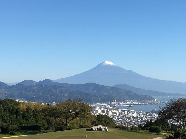 家族4人で静岡旅行。今回は以前から行ってみたかった日本平動物園と登呂遺跡、三保の松原に行きました。<br /><br />宿泊先:日本平ホテル(楽天トラベル・スタンダードダブル)12306円(朝食別)