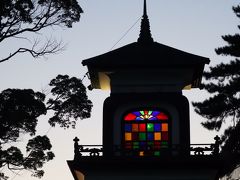 20200908-2 金沢 夕暮れの尾山神社まで、神門のステンドグラス観に