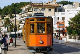 スペイン鉄道の旅 お正月のバルセロナとマヨルカ島（その４ ソーイェル鉄道の車庫見学とトラムに乗ってポルト・デ・ソーイェル）