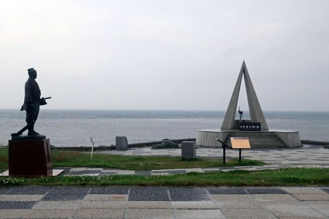 【BikeJINラリー2020】5-3、雨に煙る宗谷丘陵・白い道から美深温泉、層雲峡と三国峠