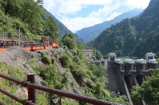 山と海の北陸路５泊６日 ①トロッコ列車と富山の秘湯 名剣・大牧