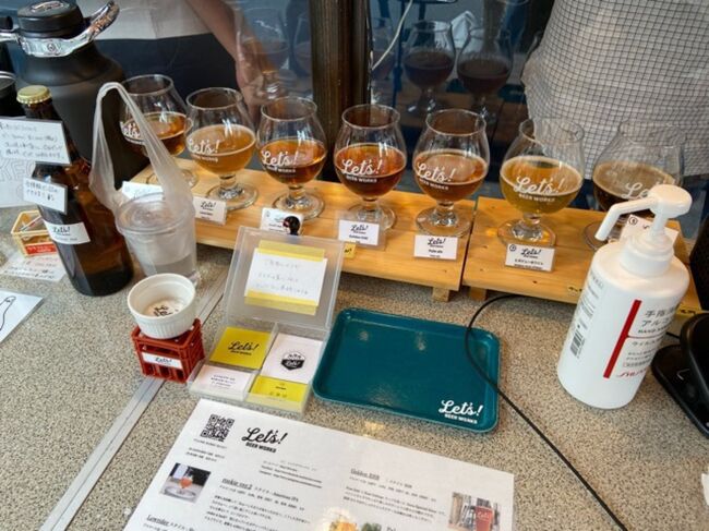 東京・東十条にある「LET'S BEER WORKS」というクラフトビールのお店に行って来ました。<br />クラフトビールらしく、軽い飲み口のビールが揃っていました。
