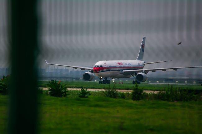 回顧録　上海虹橋国際空港で飛行機撮影