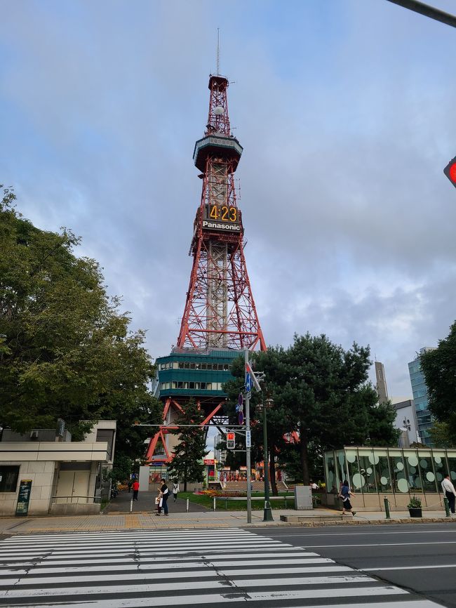 じゃらんJALパックで札幌が安かったので、買ってしまったあ。月曜日会社休んで、日曜日から行ってきました。