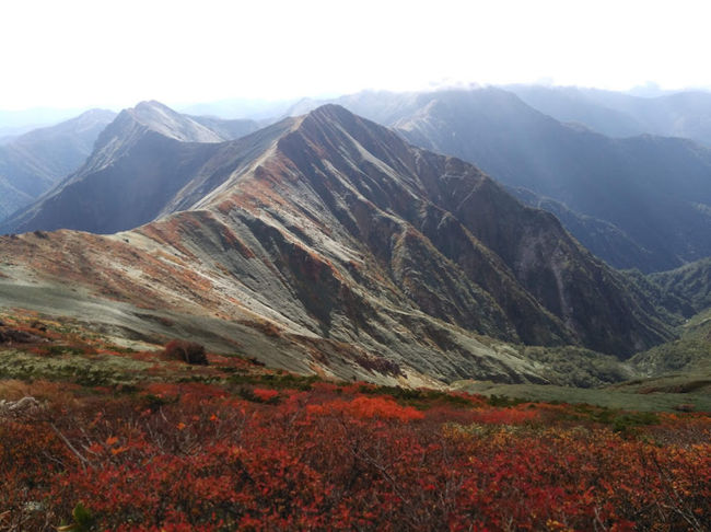 先日挑戦した上高地焼岳登山は登頂断念＆見晴台からの眺望も望めず残念でしたが、2年前に行った谷川岳は登頂を果たし、お天気も良かったので、リベンジとして投稿します。谷川岳は標高差登り492、下り656ｍながら鎖場等あり、はじめての中級レベルの山でした。<br /><br />2018年9月28日（金）<br />6：36　東京発　上越新幹線たにがわ401<br />7：53　上毛高原着<br />8：04　上毛高原発バス　谷川岳ロープウェイ行<br />8：49　谷川岳ロープウェイ着<br />　　　　ロープウェイ15分＋リフト7分<br />9：45頃　天神平着　登山開始<br />13：30頃　トマの耳登頂<br />14：00頃　オキの耳登頂　下山開始<br />17：03　最終ロープウェイに何とか間に合う<br />　　　　湯檜曽温泉泊<br /><br />9月29日（土）<br />午前中、電気バスで一ノ倉沢まで行き、帰りは歩く。<br />帰りは水上温泉から普通列車で戻る。（時間不詳）<br /><br /><br />