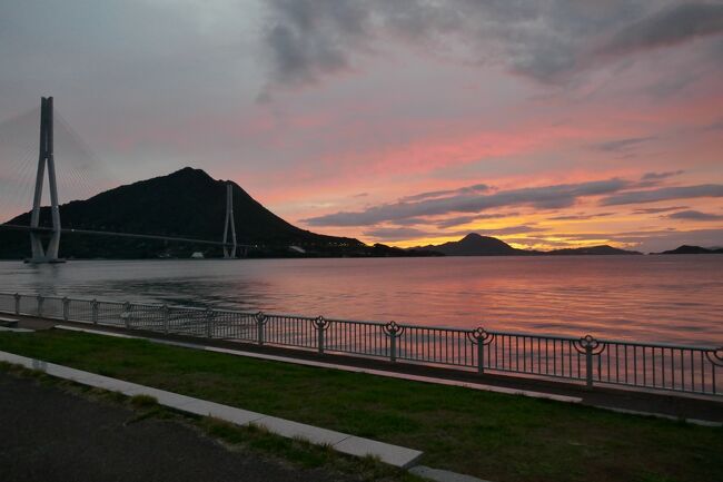 　自転車でしまなみ海道～大三島・生口島・因島・向島尾道フェリー乗り場まで往復。。因島で島のバスが幅寄せ嫌がらせ有り