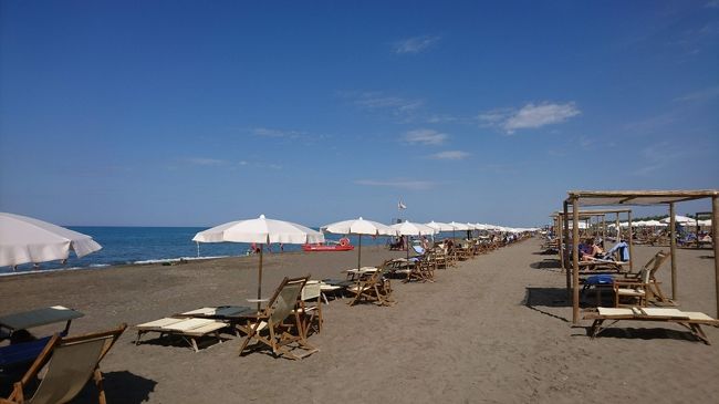 2020年9月　イタリア旅行3　トスカーナのビーチに到着　Marina di Castagneto Carducci