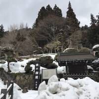 冬の山形　雪の山寺と温泉とグルメ