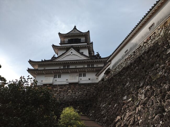 高知に行って来ました。<br />四国は夏に行って以来です。今回も雨降りでした。<br />高知市内の観光地を回るMY遊バスのチケットを使って観光をしました。<br />高知はカツオが美味しくて朝市が楽しくてお城も見どころたっぷりでした。<br />行ったところ食べた物の記録です。<br /><br />2020年10月17日  ANA561 羽田→高知<br />2020年10月18日 ANA564 高知→羽田<br />ホテル：高知パレスホテル