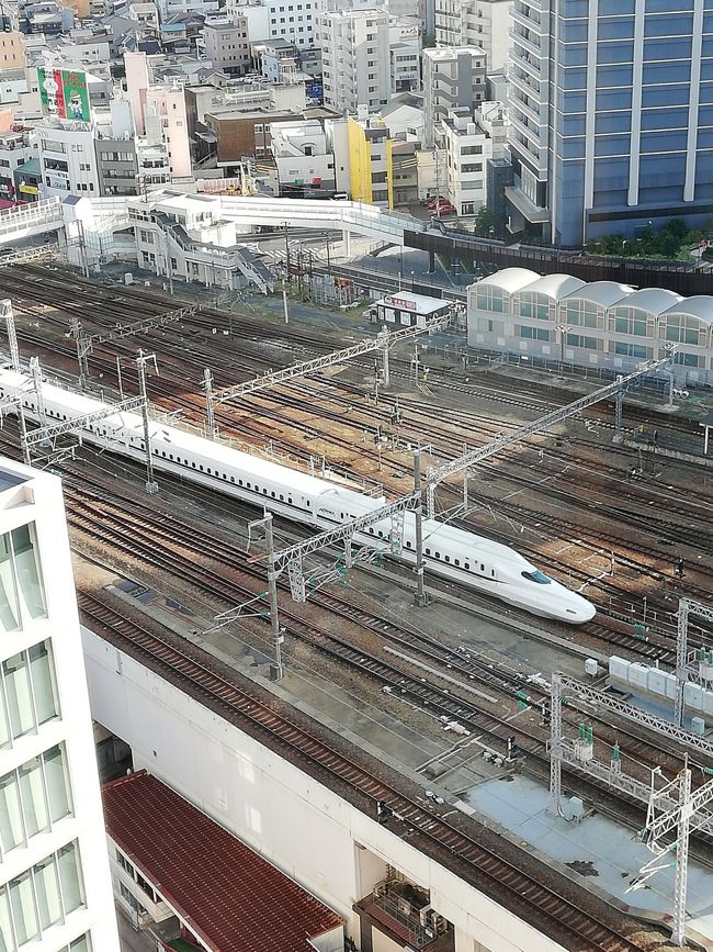 最近は一人で広島に帰省するばかりで、夫は瀬戸内海をみたいとよく言っていたので家族で広島に行くことにしました。<br />実家に泊まるとお互い疲れてしまうので、ホテルに宿泊して、一回だけ母の家にご飯を食べに行くことにしました。<br /><br />お好み焼き、広島ラーメン、、広島グルメを楽しんだり、夫は1日中ホテルで仕事をしたり。<br /><br />土地勘はあるので、気楽な旅になりました。<br /><br />以前ふるさと納税でいただいた旅行会社の旅行券と、GOTOトラベルのおかげで、ほとんど支払いのないお得な旅ができました。<br /><br />① 1日目 新幹線で広島へ<br /> お好み焼きを食べる。<br /> シェラトングランドホテル広島 泊<br /><br />2日目 広島ラーメン<br /> 平和記念資料館<br /> シェラトングランドホテル広島 泊<br /><br />② 3日目 実家でお昼を食べる<br /> シェラトングランドホテル広島 泊<br /><br />4日目 グランドプリンスホテル広島 泊<br /><br />5日目 新幹線で帰宅