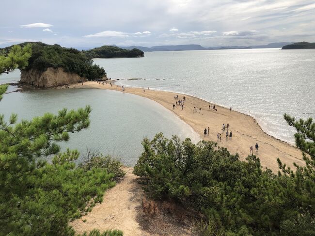 小豆島１泊２日観光（島宿真里泊）　初日　有名スポット観光と島宿真里（2020年９月）