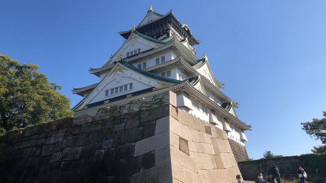 初日はほぼ移動だけになってしまったので、2日目を観光に当てた。といっても、この日の帰るのだけれど。<br /><br />ホテルで朝食をとったら、近くにある梅田スカイビルの空中庭園に行き、あべのハルカス、大阪城、鶴橋と今まで行ったところを巡る予定。<br /><br />家族は前日にあべのハルカスに行ったので、大阪城で合流する。<br />