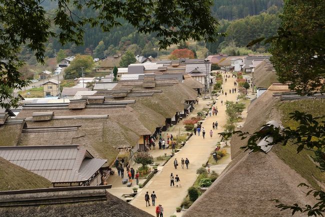 東北の名湯と紅葉巡りの旅　10/14（大内宿観光）