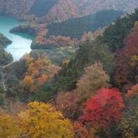 絵葉書の様な紅葉と雪山を一度に味わう越後・信州  感動の旅１、塩沢宿と三大渓谷の1つ清津峡を訪ねる。