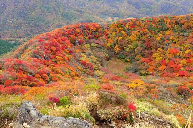 コロナでセーブしていた遠征登山<br />10月に一生分の紅葉登山、行ってきましたwww<br />紅葉見頃に合わせてどんどん南下しラスボスは九重連山<br />今年の紅葉は当り年?!<br />予想以上に燃えていました~!!<br />