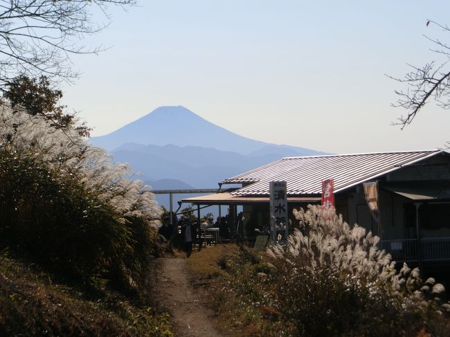 コロナ禍の県内旅行、第11弾!<br />今回は、神奈川と東京の県境にある陣馬山を登ることにしました。<br /><br />1ケ月前に西丹沢で足を痛めた家内ですが、1週間前に大山中腹までケーブルカーで上がってそこから頂上まで登ることができました。<br />今回は陣馬山を登ってみます。<br /><br />元来は、<br />陣屋温泉~陣馬山~奈良子峠~明王峠~底沢峠~堂所山~陣屋温泉と縦走する予定でしたが、飛び石連休の初日で道路が大渋滞。<br />横浜の自宅から陣屋温泉まで70分もあれば到着する予定でしたが、3時間50分もかかってしまい、陣屋温泉に着いたのは10時50分。<br />予定を変更して陣馬山の頂上への往復にしました。