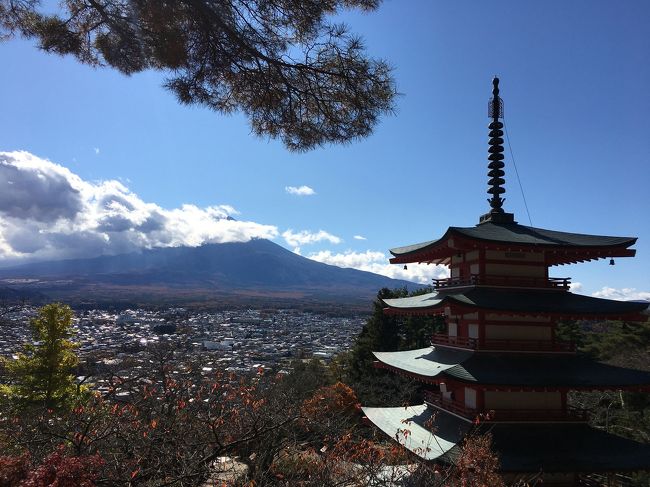 紅葉シーズン真っ只中。甲府と富士吉田へ。富士山も見れたし、郷土の味も楽しめたし、思い出深い旅となった。