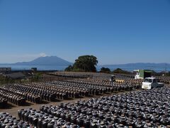 秋の九州旅No.５＜桜島＞初めて見る桜島に感動！坂元のくろずと有村溶岩展望所　桜島フェリーで鹿児島市へ