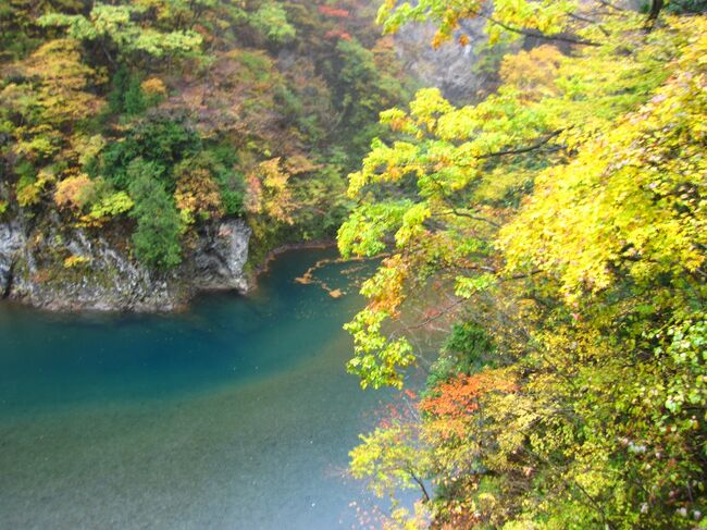 去年の今頃、来年はGW後半からのクロアチア、もしくは初夏のスイスどちらかに行く気満々で、来年春から夏にかけてのツアーに既に申し込んでいました…（GWから続けて休みが取れるかわからなかったのでスイスは保険で）。久しぶりのヨーロッパに半年以上前からワクワクしてました…。今年はどうしてもヨーロッパの大自然の気分だったのです…。<br /><br />ええ…にっくきコロナのせいでキャンセル…（来年も無理ですよね…いつになったら行けるのだろう…）。それならGWに北東北に行こうと手配するも全国に緊急事態宣言が出て行けなくなりキャンセル…。それなら秋に行こう…と、その後からまた画策。<br />行ったことないから前から東北に行ってみたいと思っていたのと、コロナで感染の多い地域には流石に行く気にならず、東北は感染者が少ないし（その頃は岡山も同じ位少なかった）、「東北に行こう」と即決。岡山にいるのも大きかったかも。大阪まで行けば伊丹空港から直行便があるので。<br /><br />東北の紅葉は全体的に10月後半がベストと思うけど、夫の仕事のスケジュールと照らし合わせて、11月前半になりました。本当は文化の日から8日の予定だったけど、飛行機の減便、欠航が心配で前泊した方がいいのでは…と心配になり、半日休みを増やしたらもういっそのこと丸1日休みにして11連休にしていいと上から言われたようで、え…それなら諦めてた十二湖も行けると思い、前泊も含め10日という海外旅行でもうちではなかなかない長期になってしまいました。<br />Go Toキャンペーンががあったのも大きかった。国内旅行なのにでかいスーツケースを2つ持って出かけました（汗）<br /><br />1日目は前泊で大阪。<br />2日目からが東北旅行の始まりです。<br />コロナ減便が急に来たりしてたのでなかなか空港が決まらず、最終的に花巻空港利用になりました。2日増えてもGo To キャンペーンもあるし、元々青森空港インで岩手か秋田でレンタカー乗り捨てにするつもりだったので乗り捨てにしない分レンタカー代も安くなり、2日増えた方が安くなりました。<br />1泊目はグリーンリッチホテル大阪空港前。<br />12800円がGo To 利用で8320円。JTBベネフィット（福利厚生）を後日申請でキャッシュバックがあるので2320円になり、地域共通クーポン2000円分をガソリン代で使い、手出し320円。<br /><br />2日目の行程は花巻空港～抱返り渓谷～ホテルサンルーラル大潟。<br />走行距離　約190㎞<br />ホテルサンルーラル大潟は22000円が14300円になり、大潟の補助があり更に10300円。ベネフィット利用で4300円。地域共通クーポン3000円は夕食の飲み代になりました。クーポンが無ければ、飲み代も半額位しか使ってないけど、クーポンがあるので大盤振る舞い。電子クーポンで使いづらいので、とっとと使いました。大盤振る舞いがあるので正確に計算はできないけど、手出し1300円。<br /><br />当初より2日増えても、レンタカー乗り捨て代より安くなりました。大阪での駐車場代、ペットホテル泊が増えてもです。Go Toは有難かった。<br /><br />今回飛行機代もセットにすると安くなるとJTBさんに言われたのですが当初の予定の3日は祝日で元々設定の飛行機代が高かったので、マイルを使いました。