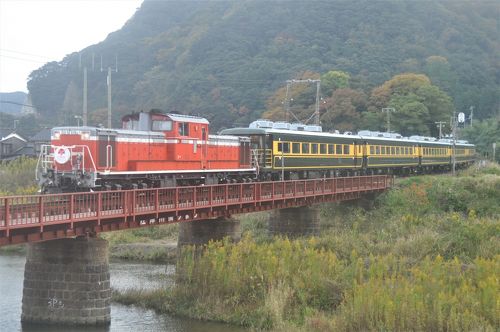 サロンカーなにわ「城崎温泉開湯1300年記念号」』香住・余部