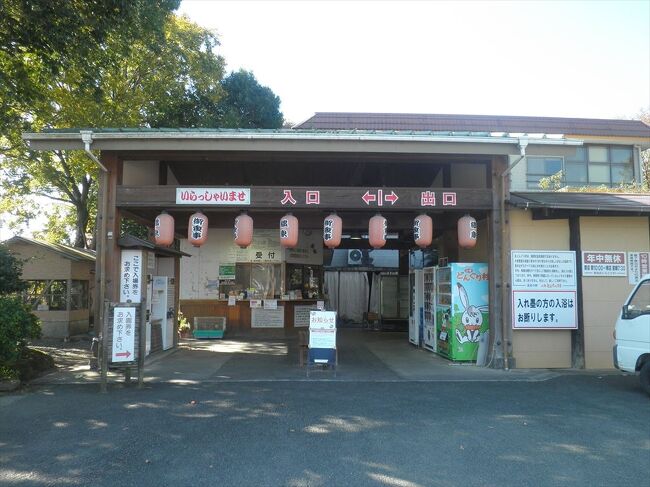 山鹿どんぐり村でかけ流しの温泉を楽しむ